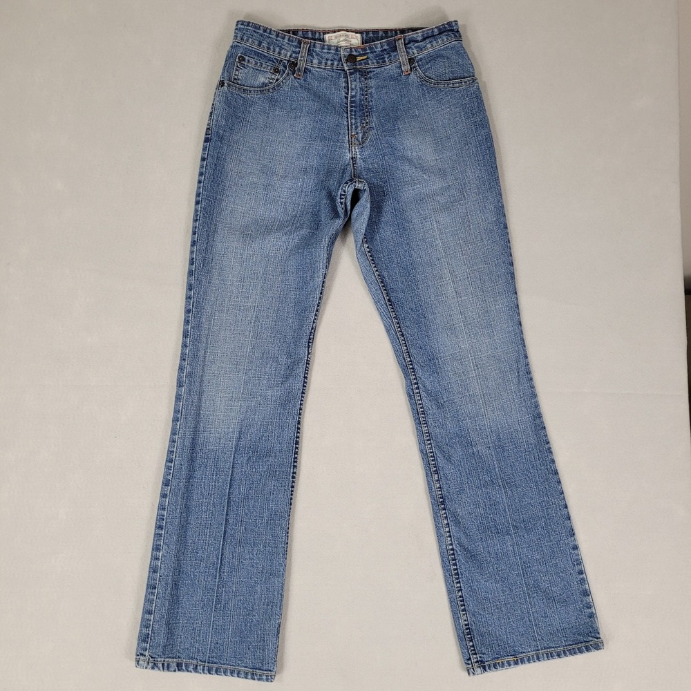 Levi Strauss Signature Bootcut Jeans Women's 10M 30x32 Blue Medium Wash Stretch